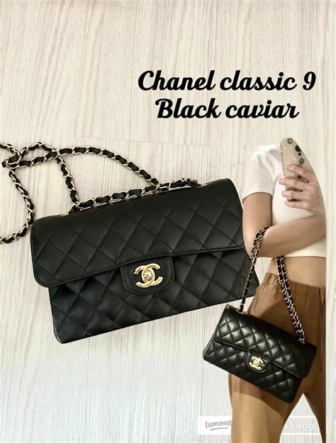 chanel classic 9'' caviar|Classic .